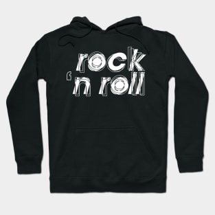 rock n roll logo Hoodie